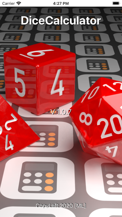 Screenshot #1 pour Adv DiceCalculator