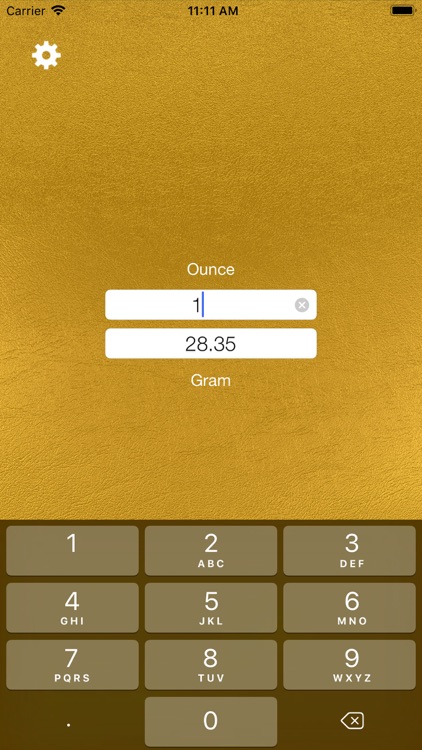 Ounce Gram