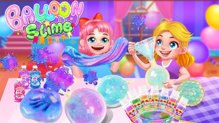 Balloon Glitter Slime