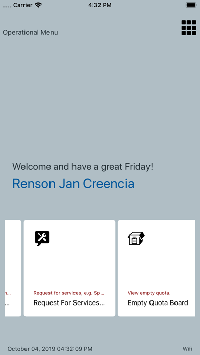 App screenshot