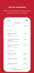 BodyRoc FitLab screenshot #3 for iPhone