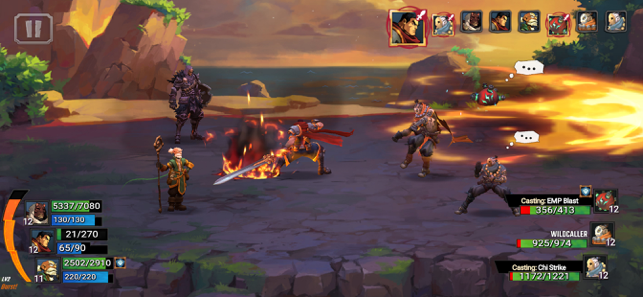 ‎Battle Chasers: Screenshot ng Nightwar