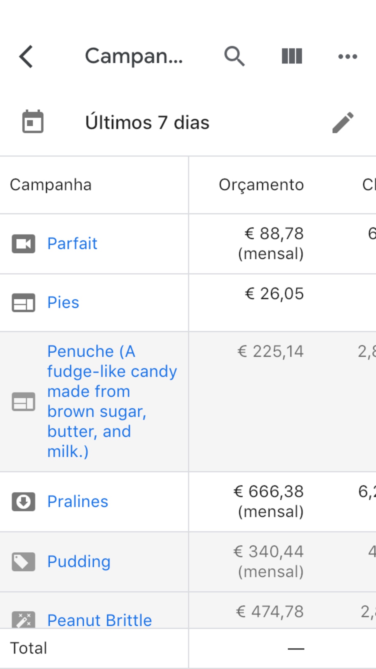 Screenshot do app Google Ads