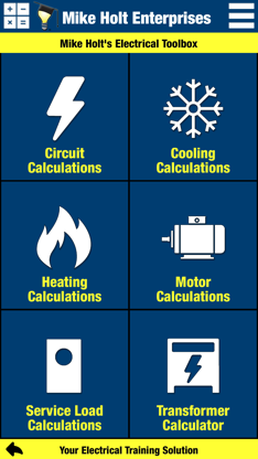 Mike Holt's Electrical Toolbox screenshot 2