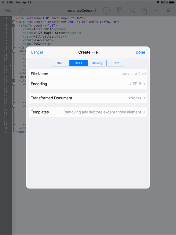 Screenshot #6 pour XmlPad