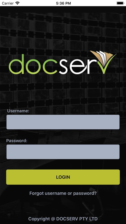 Docserv Agent App