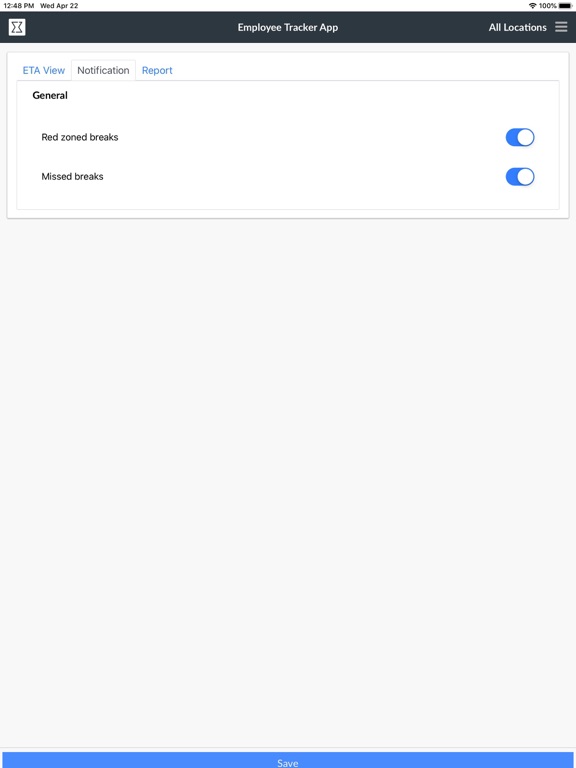 EmployeeMetrics ETA iPad screenshot 5 - Business app