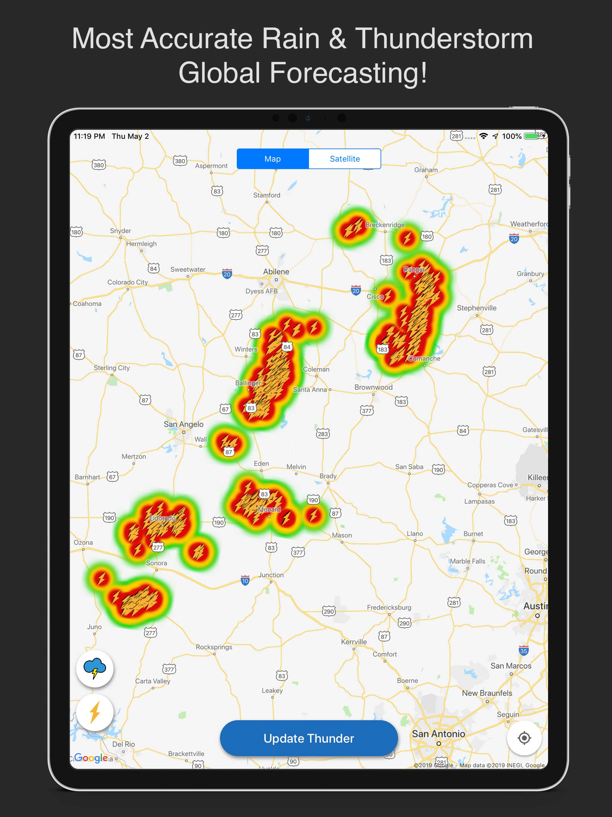 Live Lightning Map Storm Radar
