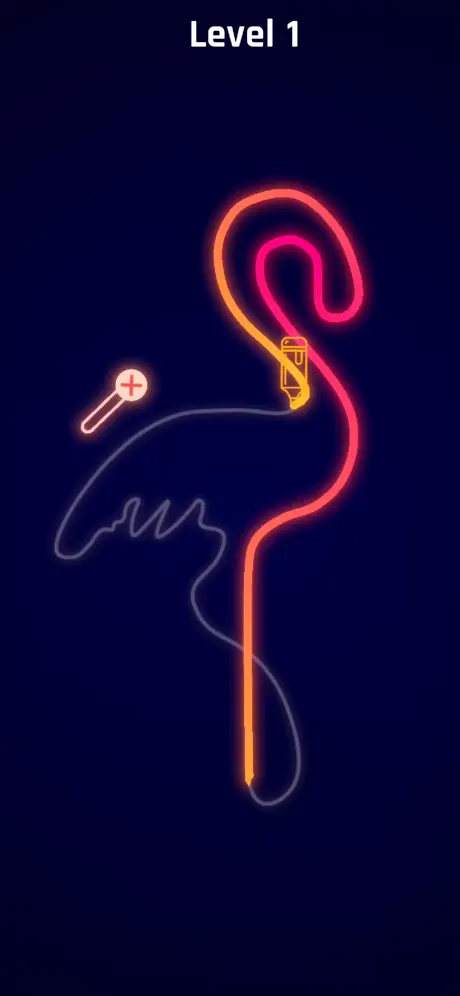 Neon Paint 3D Art