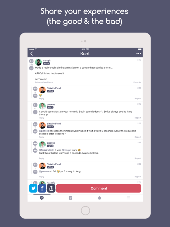 Screenshot #5 pour devRant