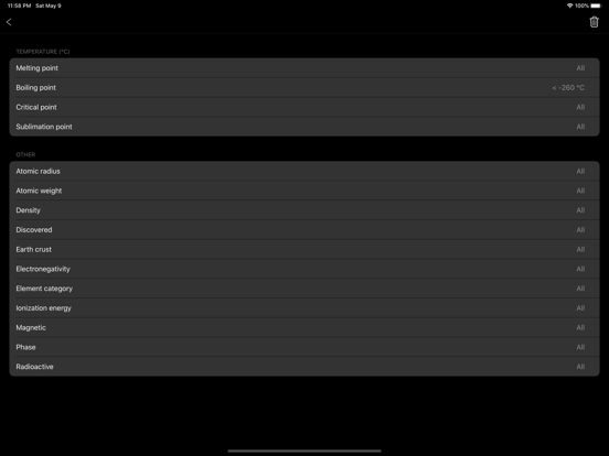 Periodic Table+ (Lite) iPad screenshot 7 - Education app