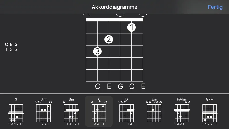 Screenshot von Guitar Pro auf dem iPhone 8