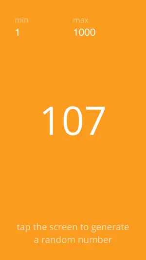 A Random Number Generator screenshot 2