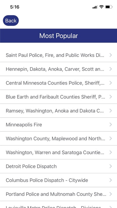 Screenshot #1 pour Radio Scanner