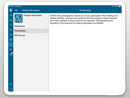 AOFAS Meetings screenshot 7