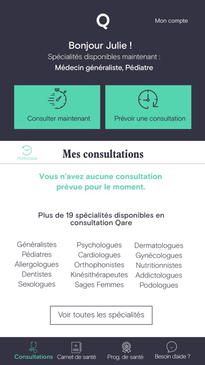 Qare - See a doctor in video