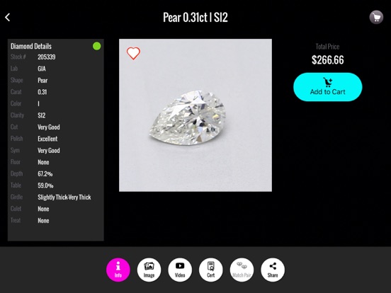 Diamonds By Siag iPad screenshot 5 - Shopping app