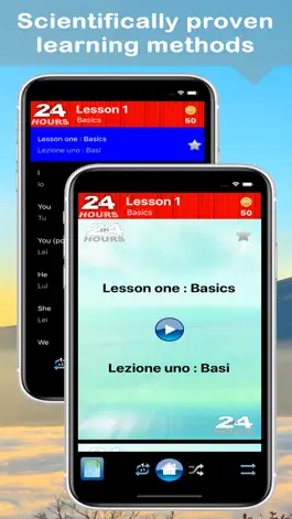 Game screenshot In 24 Hours Learn Italian apk
