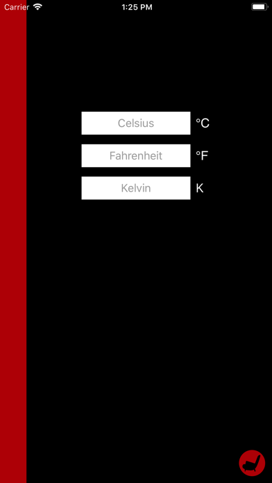 Screenshot #1 pour Temperature Converter Classic