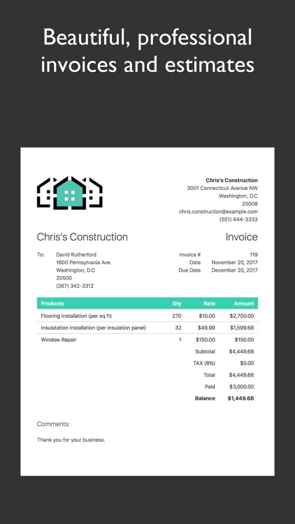 JotNot Invoice