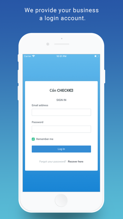 Screenshot #1 pour Cần Check-in