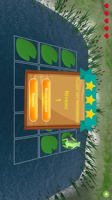 Screenshot #3 pour Jumping frog: Fun in the pond