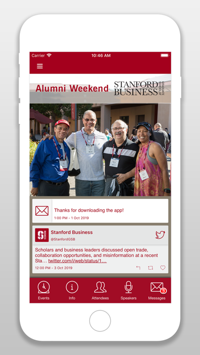 Stanford GSB Reunions 2020 screenshot 2