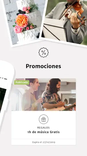 Captura de pantalla de Bodas.net Para Profesionales en iPhone 8