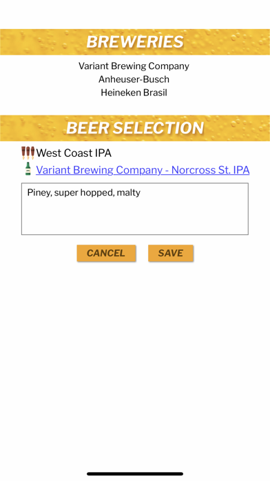 Fantasy Beer League Screenshot