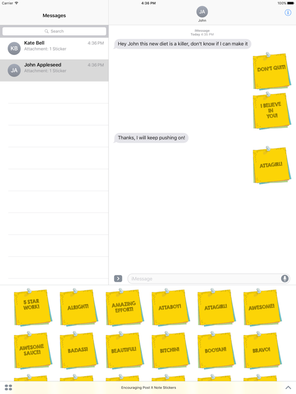 Screenshot #4 pour Encouraging Sticky Notes