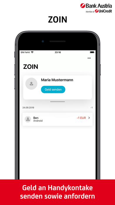 Screenshot #3 pour Bank Austria Mobile Geldbörse