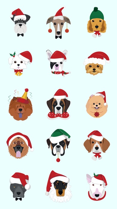 Christmas Pug Stickers Emojis screenshot 4