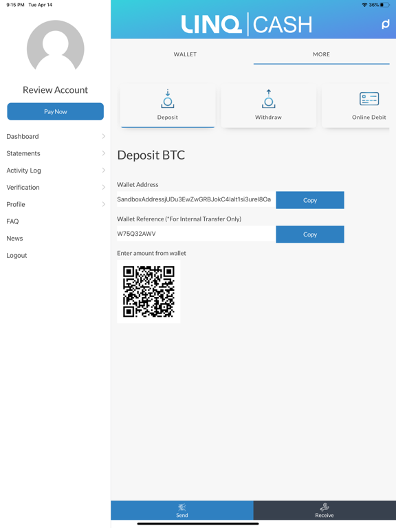 Screenshot #6 pour LinqCash