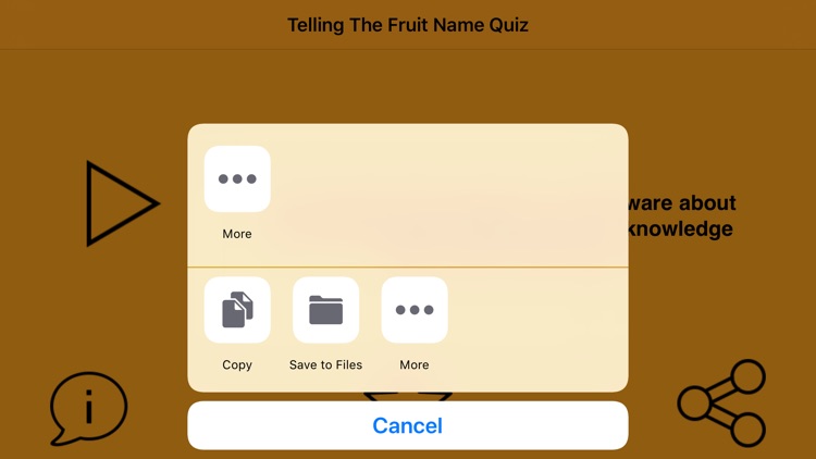 Telling The Fruit Name Quiz screenshot-5