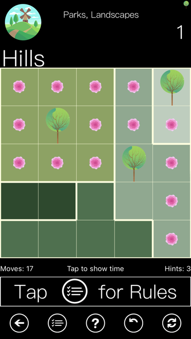 Parks Landscapes - Logic Game Screenshot