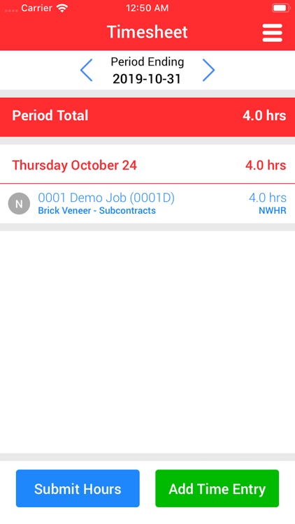 CMiC Time Tracker 2.0 screenshot-4