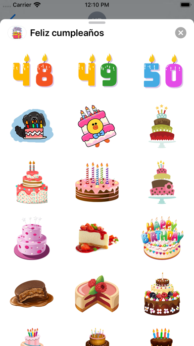 Feliz cumpleaños Stickers screenshot 3