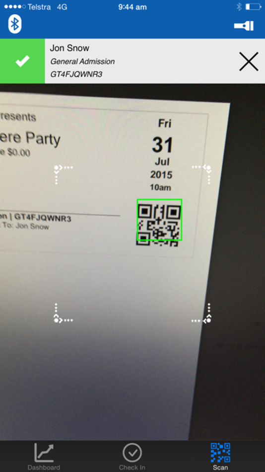 #5. MyGuestlist Ticket Scanner (iOS) By: MyGuestlist
