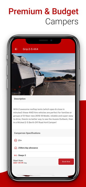 Wicked Campers - Campervan App(圖5)-速報App