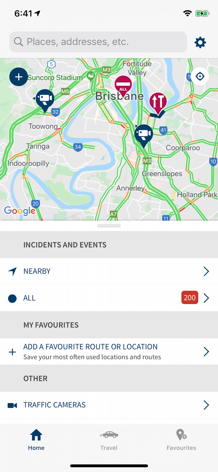 QLDTraffic iphone screenshot 1
