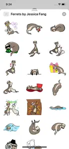 Ferret Friends Stickers screenshot #2 for iPhone