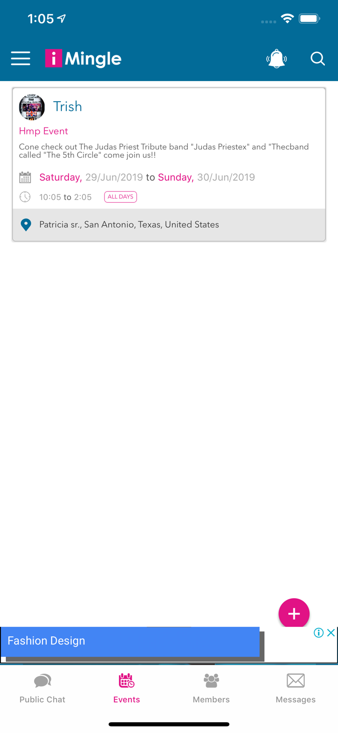 iMingle - Social Events