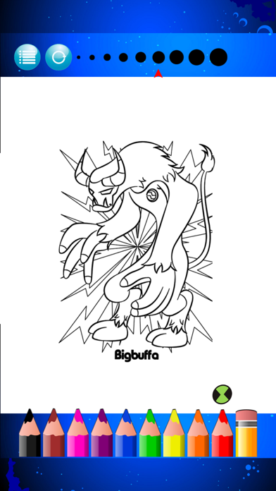 Screenshot #3 pour Super Hero Ben Coloring Book