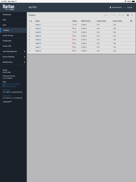 Raritan PDView iPad screenshot 5 - Business app