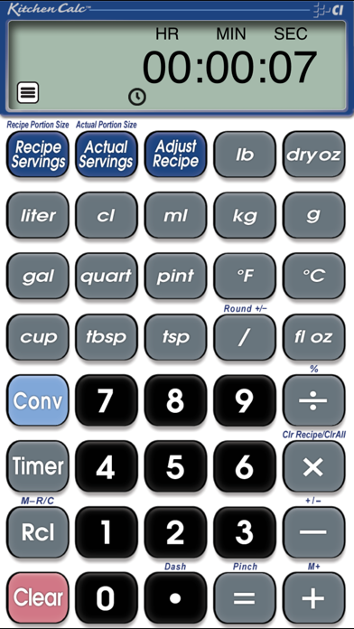 KitchenCalc Pro Culinary Math Screenshot