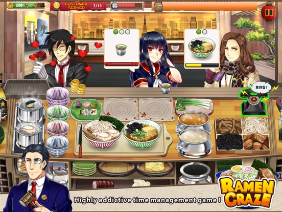 Ramen Craze - Fun Cooking Game iPad screenshot 1 - Games app