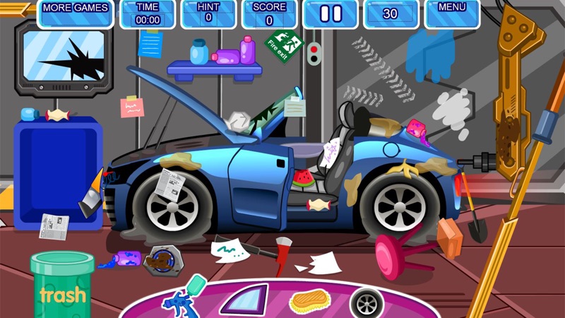 Limpiar juego lavado de autos screenshot 8
