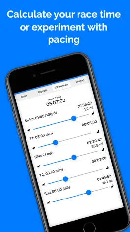 Game screenshot Splits - Triathlon Calculator mod apk