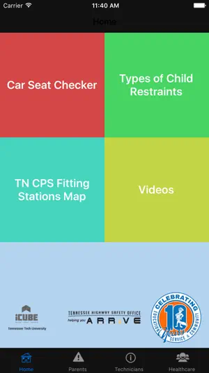 TN Child Passenger Safety screenshot 1
