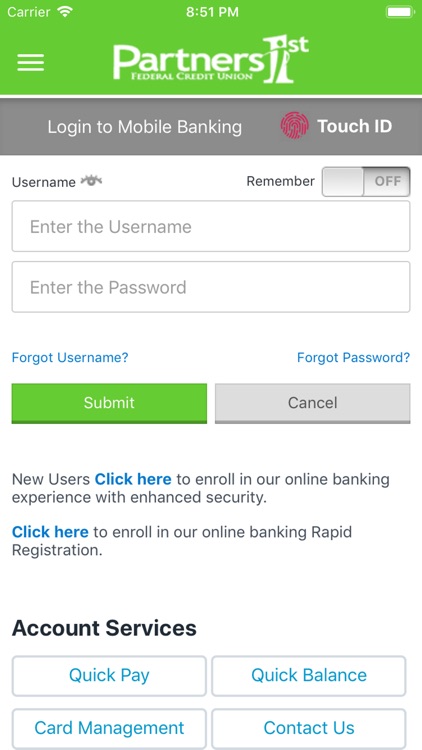 Partners 1st FCU Mobile